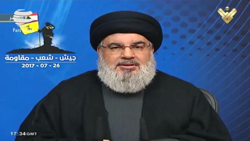 حزب اللہ نے امریکی صیہونی سازشوں کو ناکام بنادیا ہے، نصراللہ