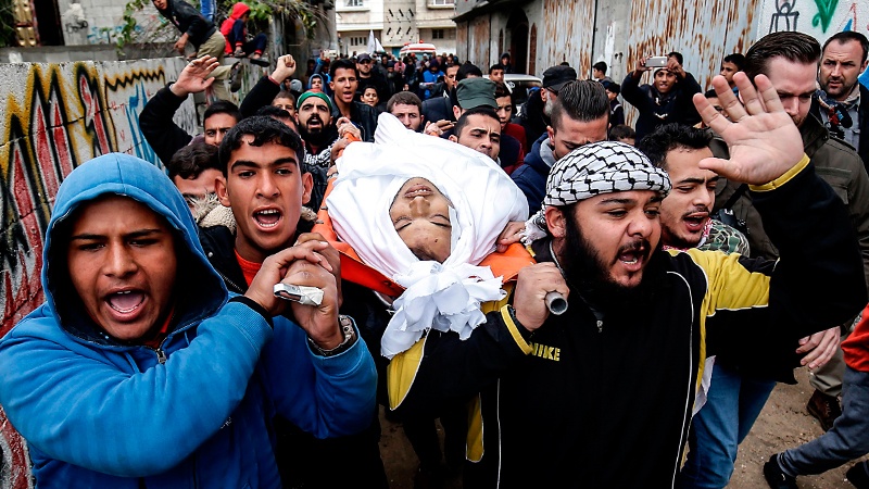 اسرائیلی حملے میں ایک پندرہ سالہ فلسطینی بچہ شہید