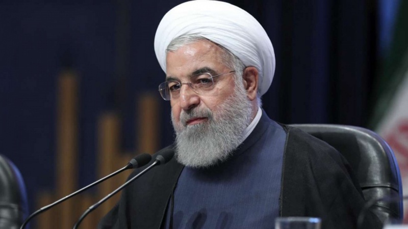 دہشت گردوں کی نابودی میں مغرب کا کوئی کردار نہیں ، صدر حسن روحانی
