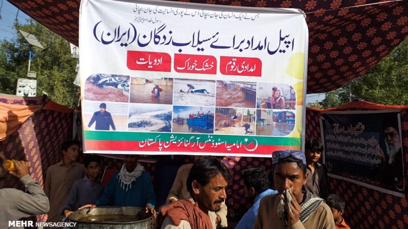 اکستانی عوام کی جانب سے امداد کی فراہمی کا سلسلہ جاری