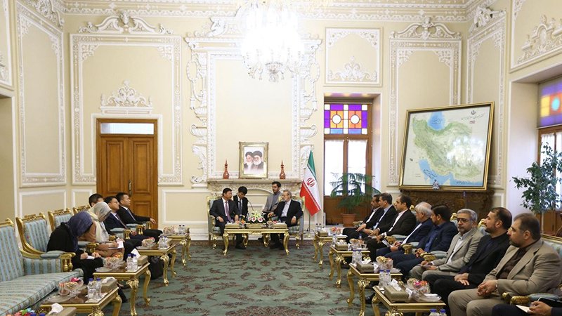 ایران چین تعلقات کا فروغ عالمی امن کا ضامن، ڈاکٹر لاریجانی