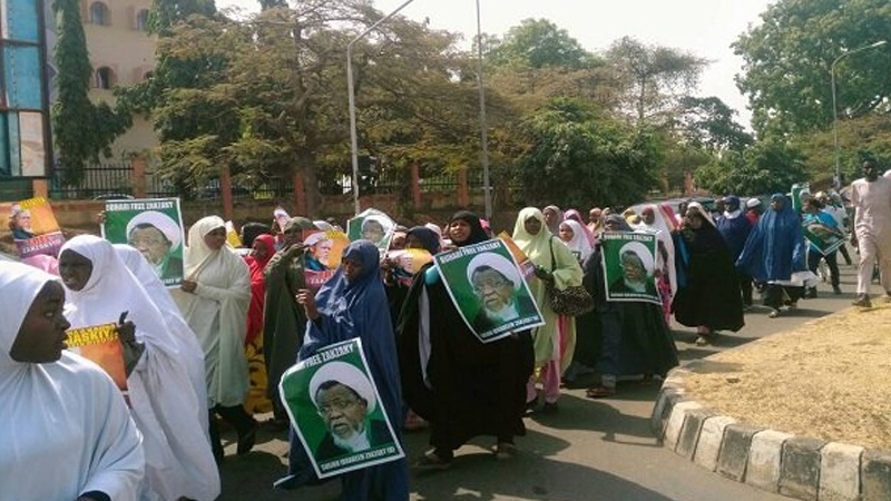 آیت اللہ زکزکی کی رہائی کے لیے نائیجریا میں مظاہرے