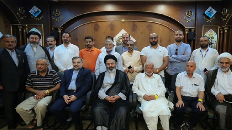 کشمیری حاجیوں کی ایرانی عازمین حج کے سرپرست سے ملاقات