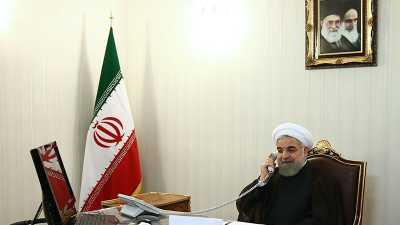 صدر ایران اور امیر قطر کی ٹیلی فون پر گفتگو