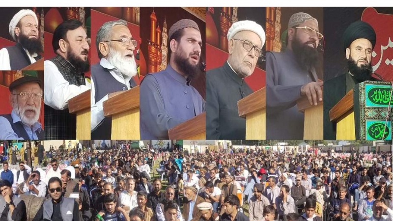 یوم حسینؑ کے اجتماع میں اتحاد بین المسلمین کا عملی مظاہرہ