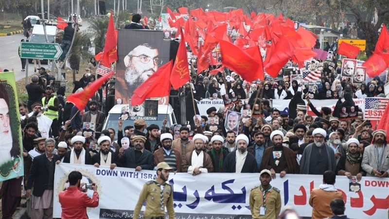 پاکستان، جنرل قاسم سلیمانی کے چہلم تک جاری رہیں گے امریکا کے خلاف مظاہرے