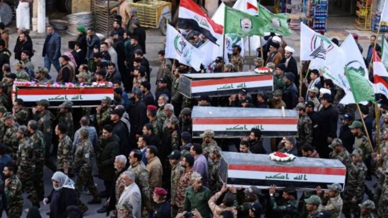 الحشد الشعبی کے اہلکاروں کی شہادت پرعراق میں تین روزہ سوگ