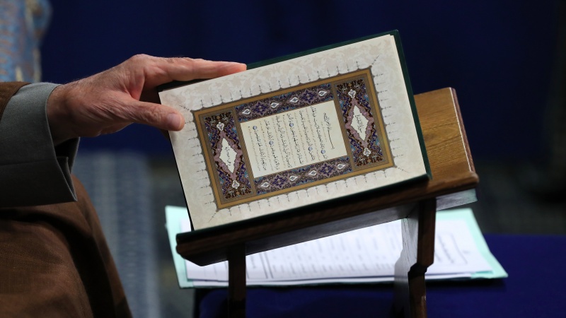 ماہ خدا کی آمد، رہبر انقلاب کی میزبانی میں قرآنی محفل کا انعقاد