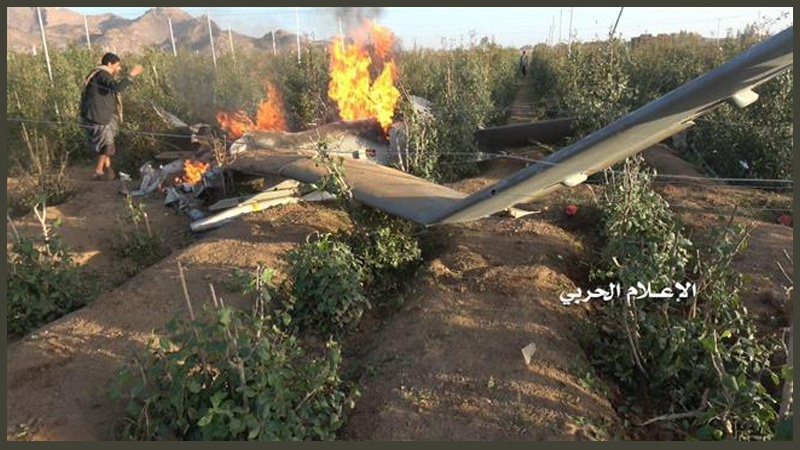 جارح دشمن اور یمنی فورسز کے درمیان جھڑپیں جاری، سعودی ڈرون تباہ