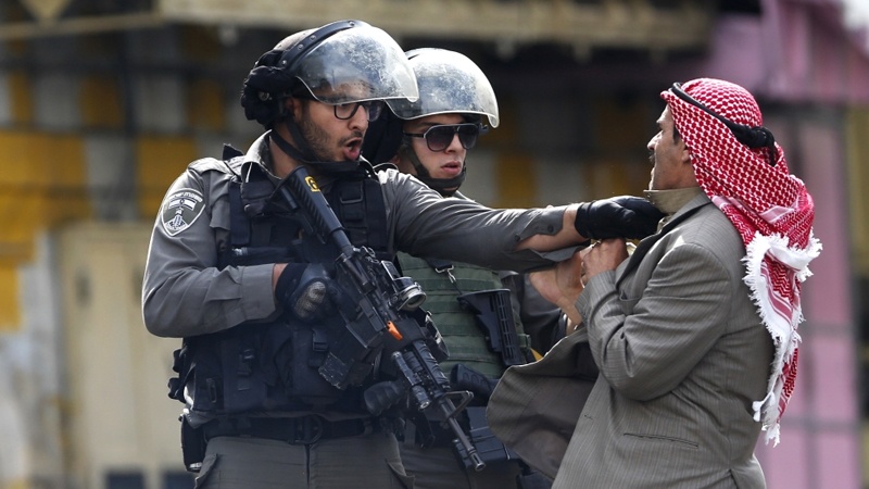 دہشتگرد اسرائیلی فوجیوں اور فلسطینیوں کے مابین تصادم