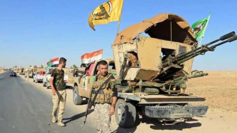 الحشد الشعبی کی جانب سے دہشت گردوں کے خلاف بڑا آپریشن شروع