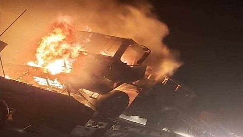 جنوبی عراق میں ایک بار پھر دہشت گرد امریکی فوجی قافلے پر حملہ