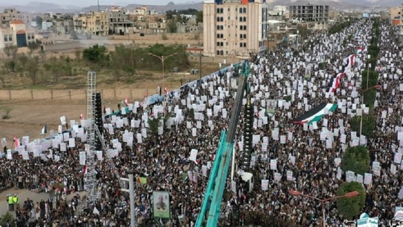 یمن کے جیالوں کا فلسطینیوں کے ساتھ اظہار یکجہتی