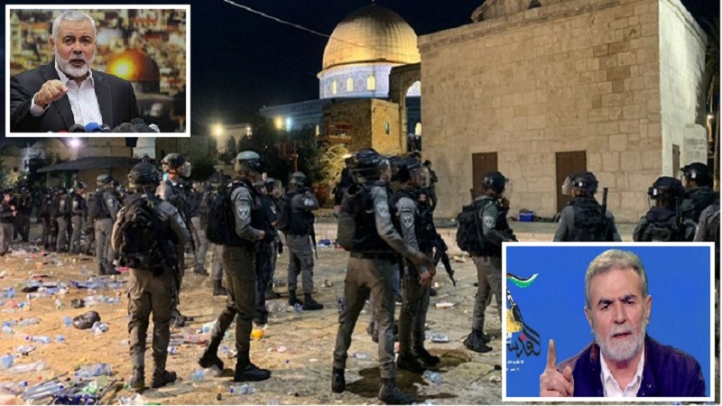مسجد الاقصی پر صیہونیوں کا حملہ، فلسطینی گروہوں کا انتباہ
