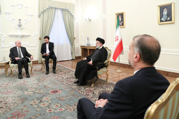 ایران اور عراق کی مشترکہ سرحد پر دہشت گرد گروہوں کی موجودگی برداشت نہیں کی جائے گی، صدر رئیسی