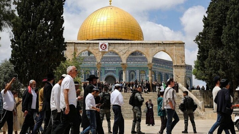 قبلہ اول مسجدالاقصی پر صیہونیوں کا حملہ، فلسطینی تنظیموں کا سخت رد عمل