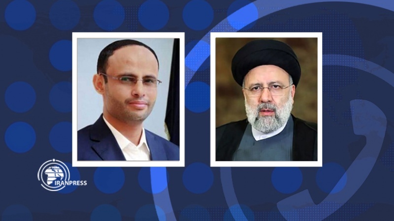 صدر ایران اور یمن کی اعلی سیاسی کونسل کے سربراہ کی ٹیلی فونی گفتگو، فلسطین کی حمایت میں یمن کی استقامت کی تعریف